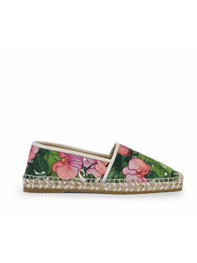 Jimmy Choo Dru Floral Espadrille Flat(PLEASE REQUEST YOUR SIZE BEFORE PURCHASING